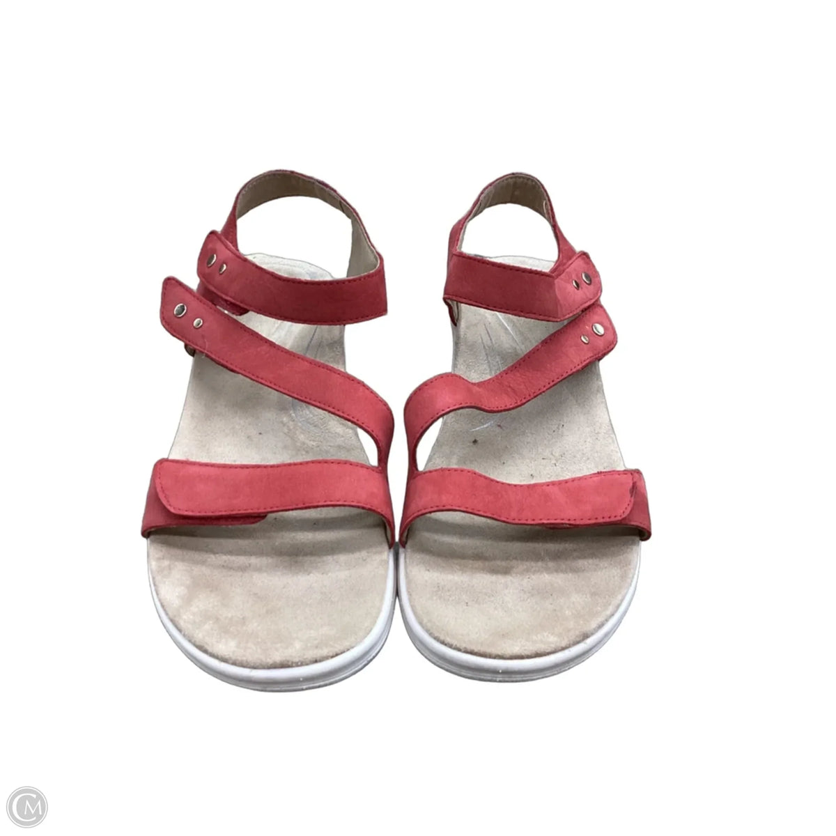 Sandals Flats By Aetrex In Red, Size: 10