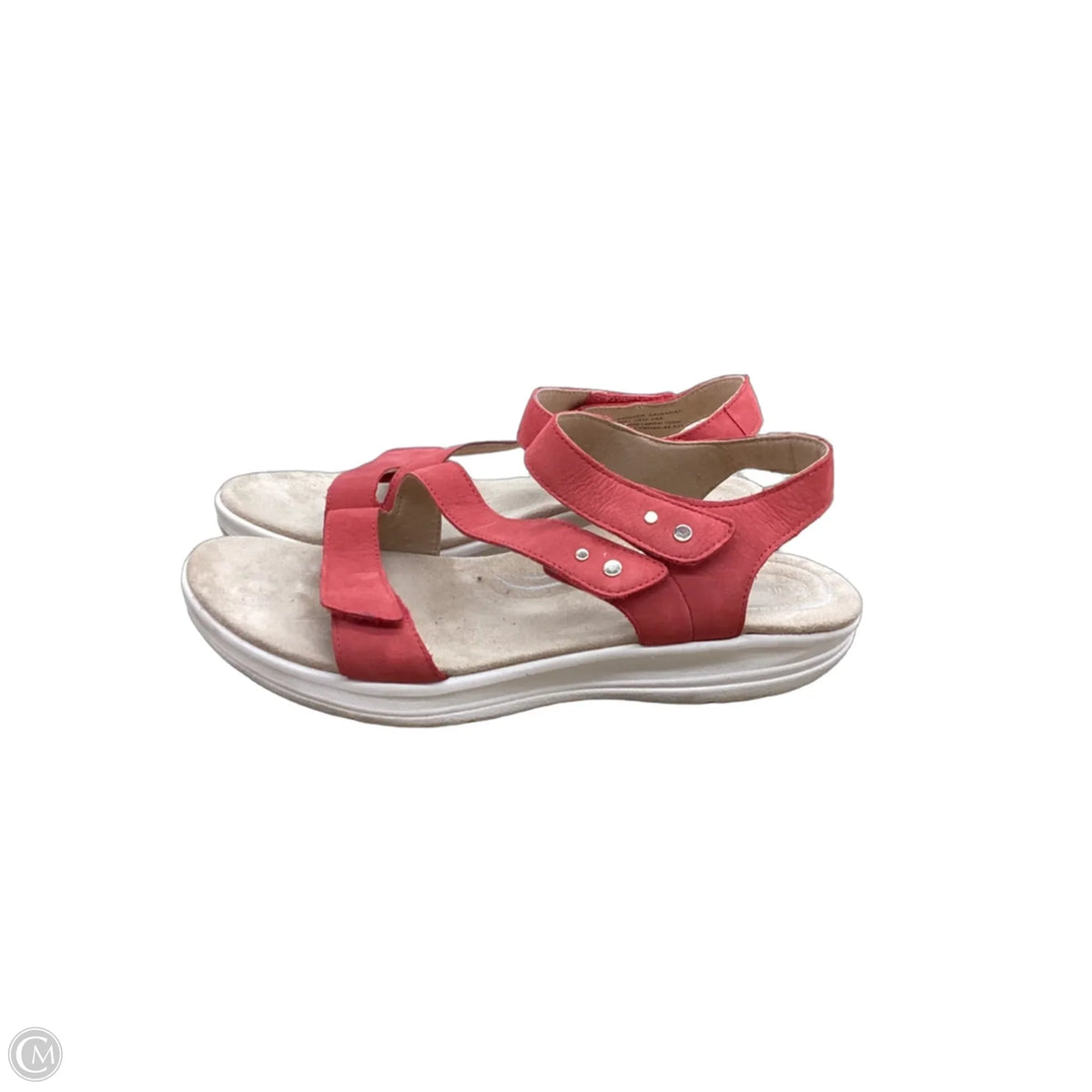 Sandals Flats By Aetrex In Red, Size: 10