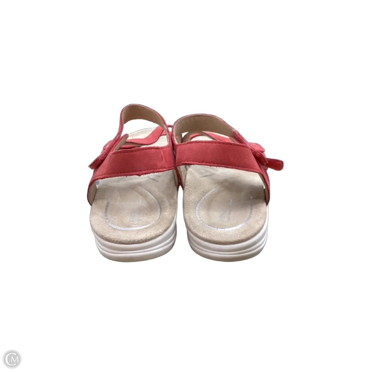 Sandals Flats By Aetrex In Red, Size: 10