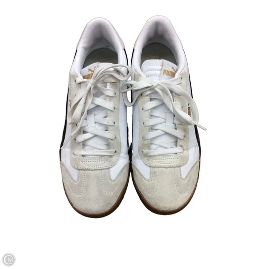 Shoes Sneakers By Puma In Black & White, Size: 10