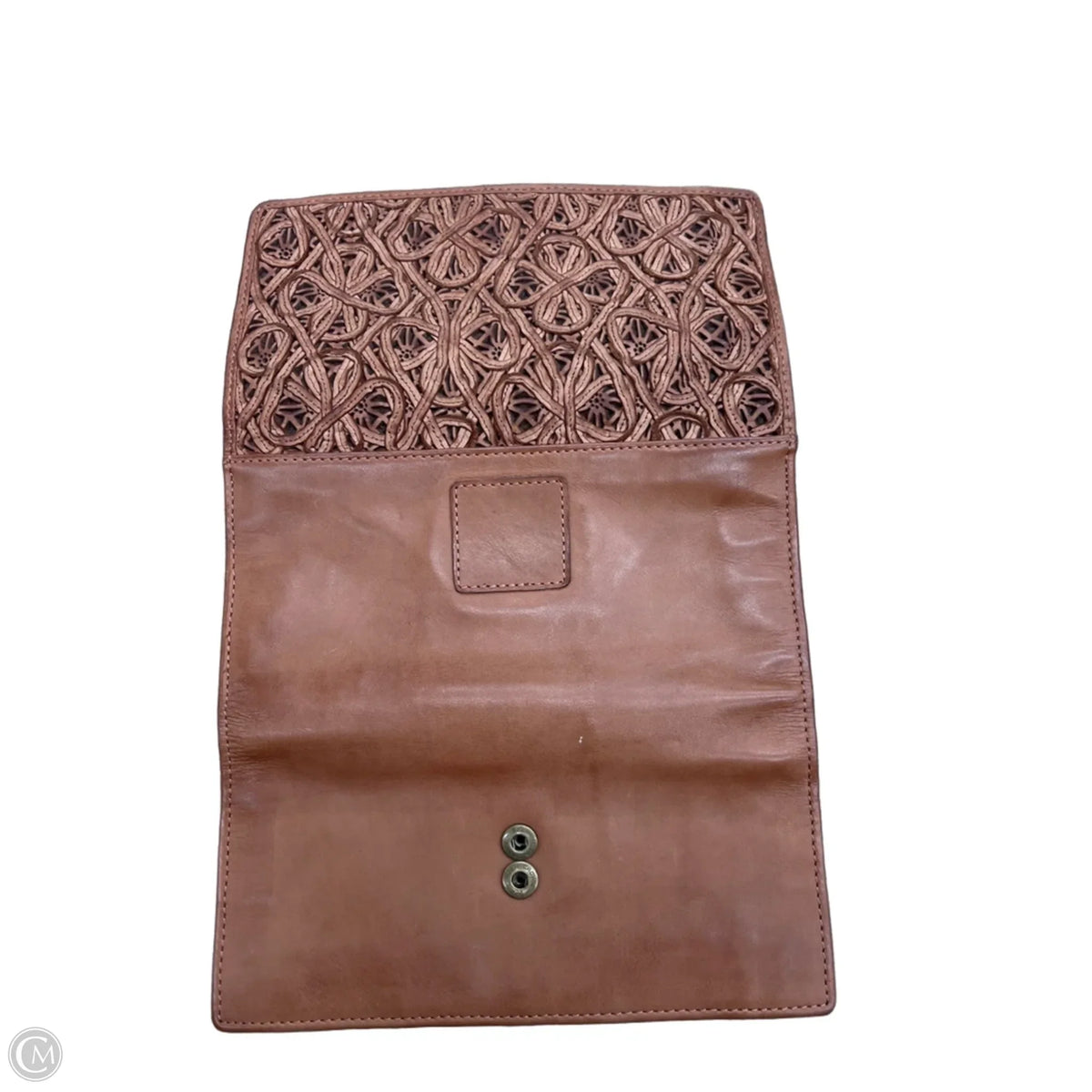 Wallet Leather By Cmc, Size: Medium