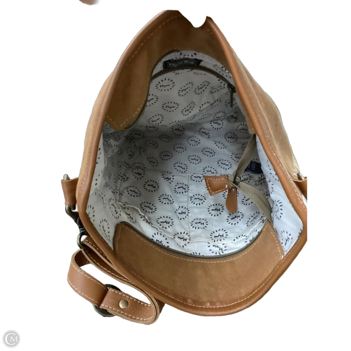 Crossbody Leather By Myra, Size: Large