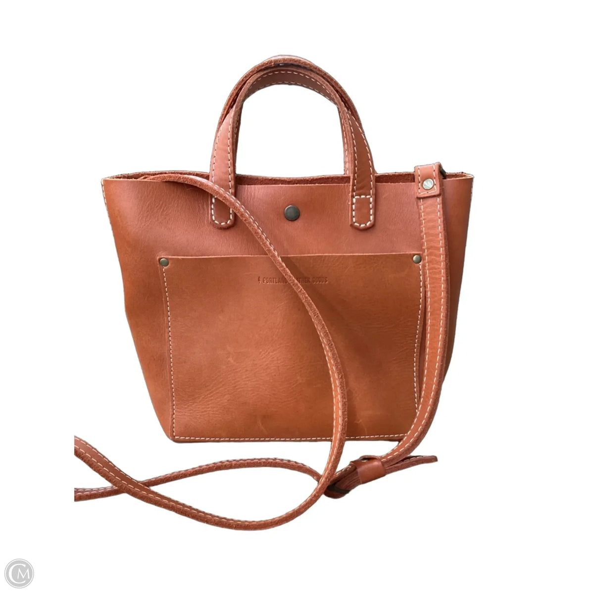 Handbag Leather By Portland Leather, Size: Medium