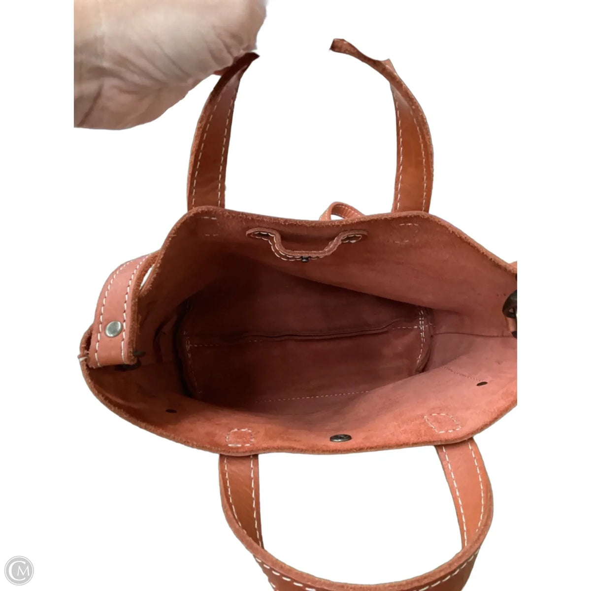 Handbag Leather By Portland Leather, Size: Medium