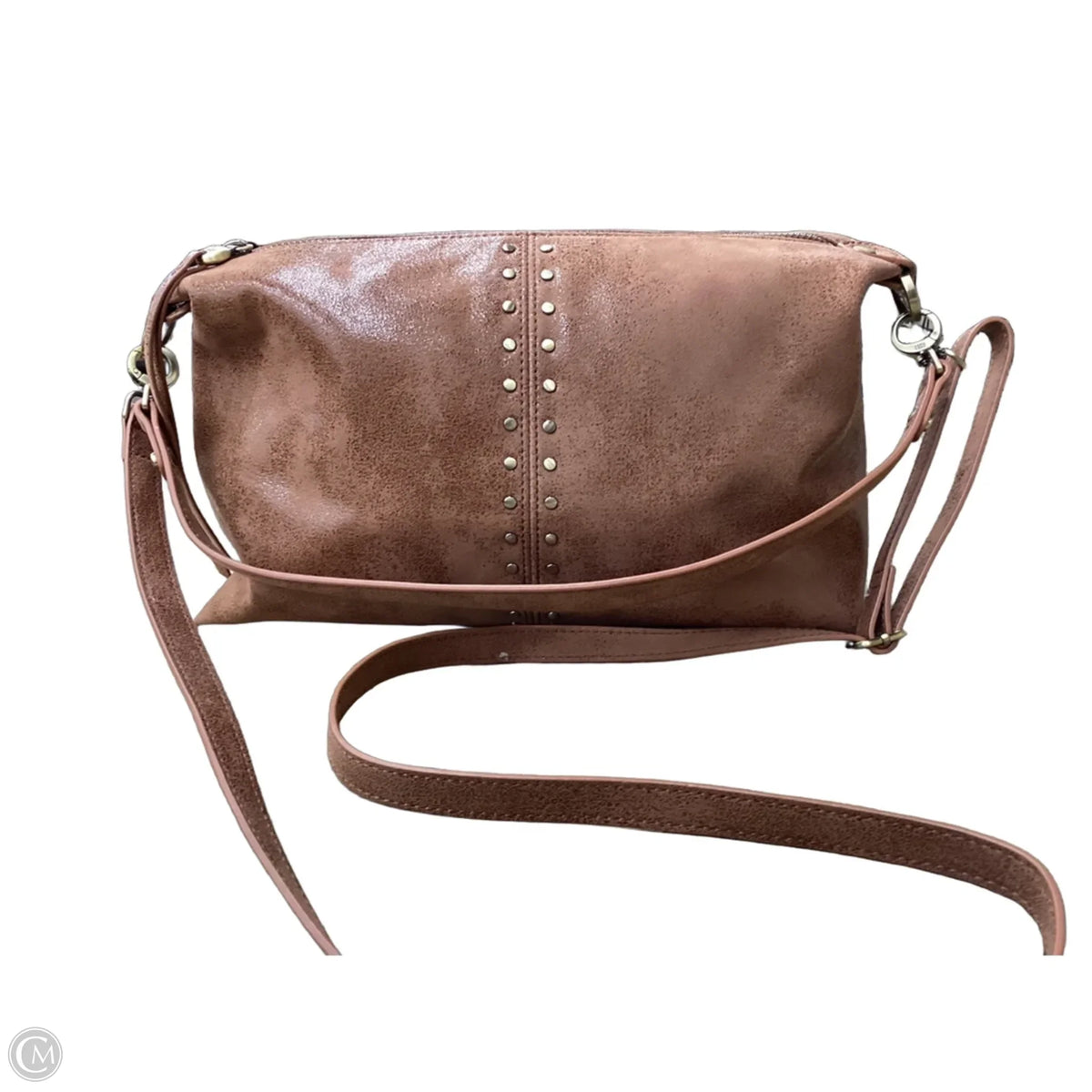 Handbag Leather By Hobo Intl, Size: Medium