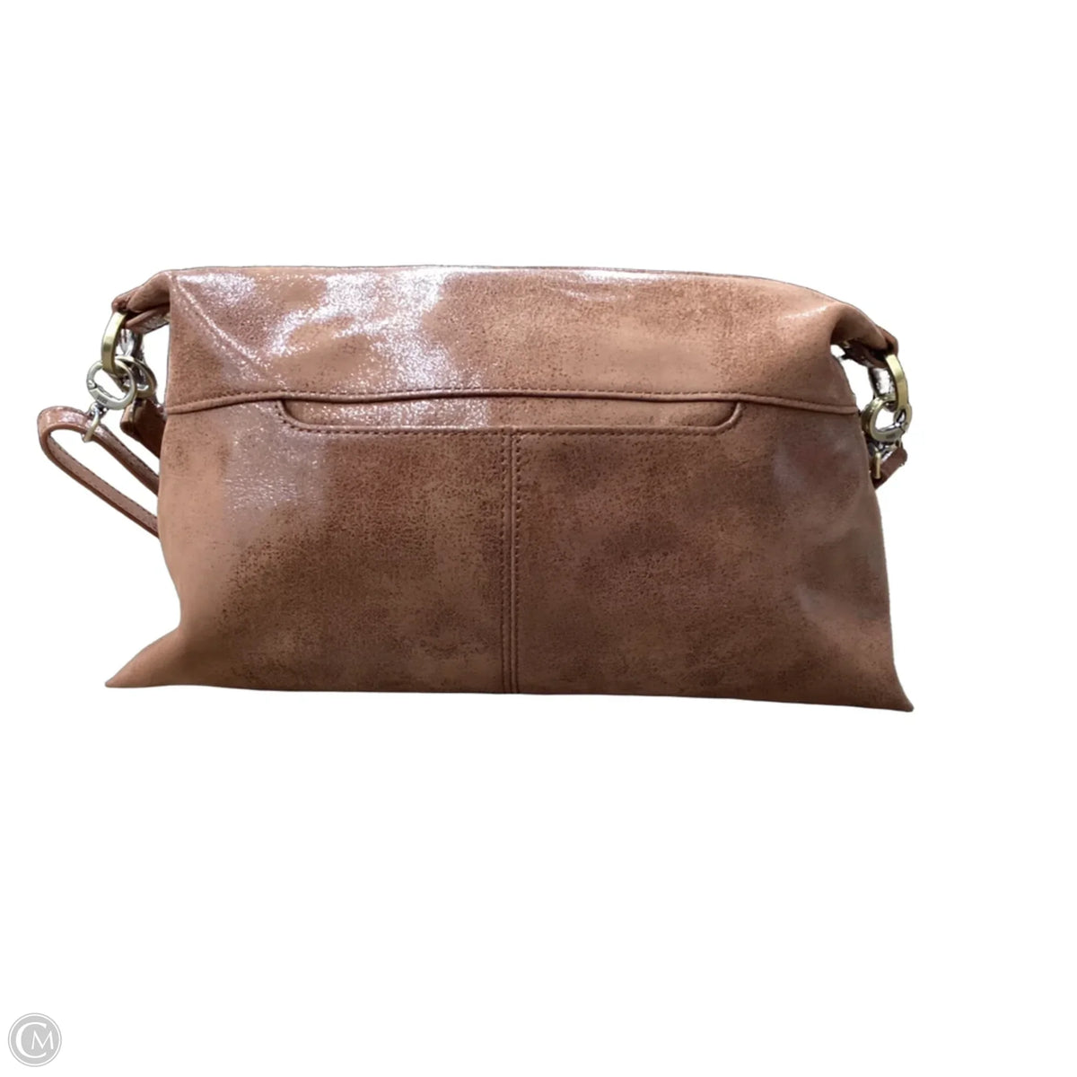 Handbag Leather By Hobo Intl, Size: Medium