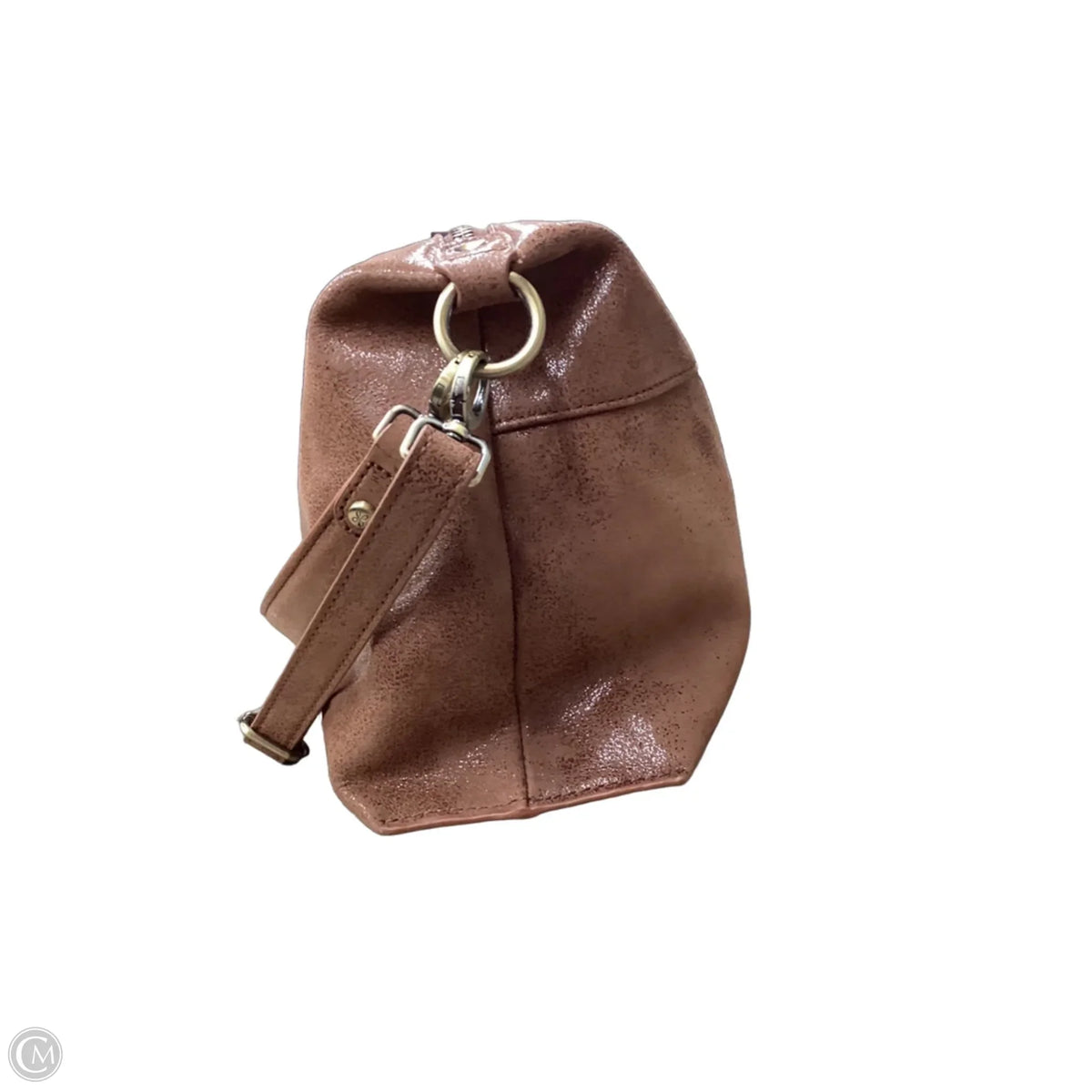Handbag Leather By Hobo Intl, Size: Medium