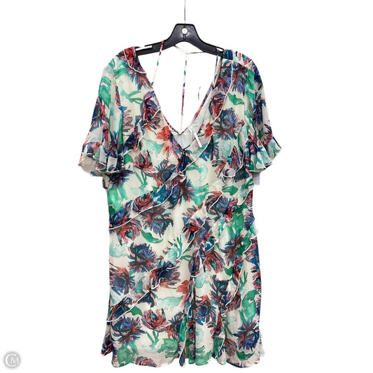 Dress Party Short By Anthropologie In Multi-colored, Size: Xl