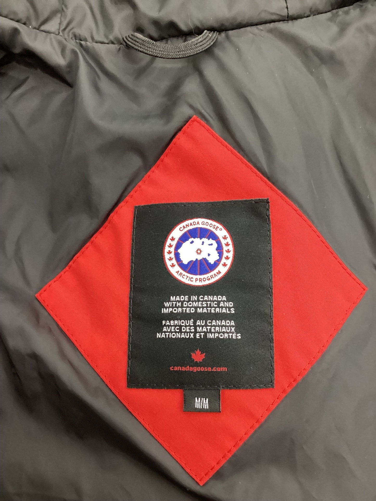 Coat Designer By Canada Goose In Red, Size: M