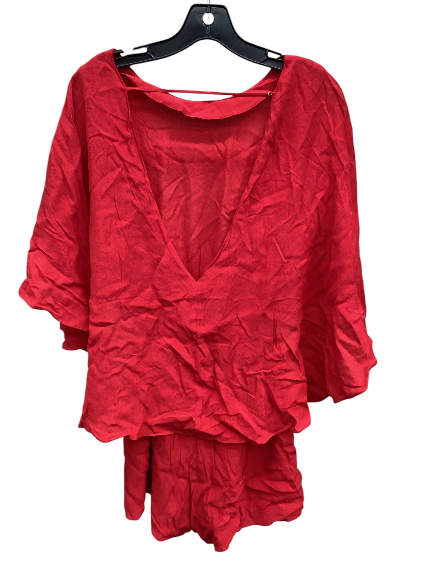 Romper By Naked Zebra In Red, Size: L