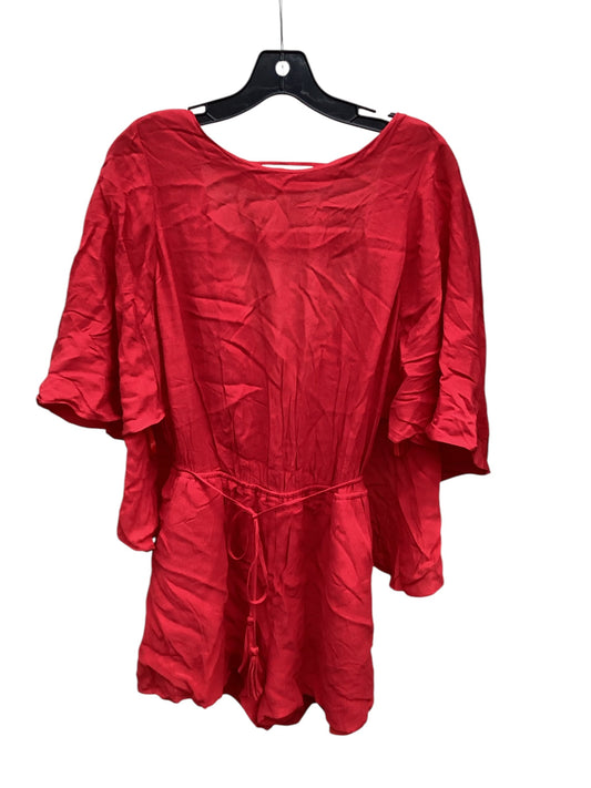 Romper By Naked Zebra In Red, Size: L