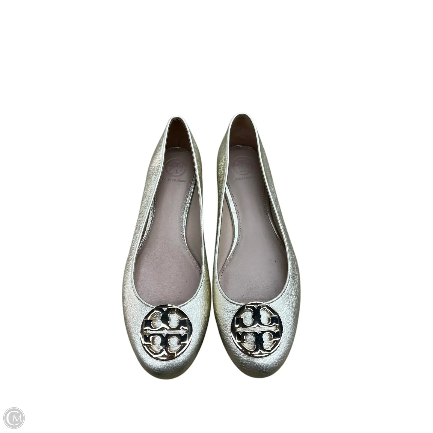 Shoes Designer By Tory Burch In Gold, Size: 8.5