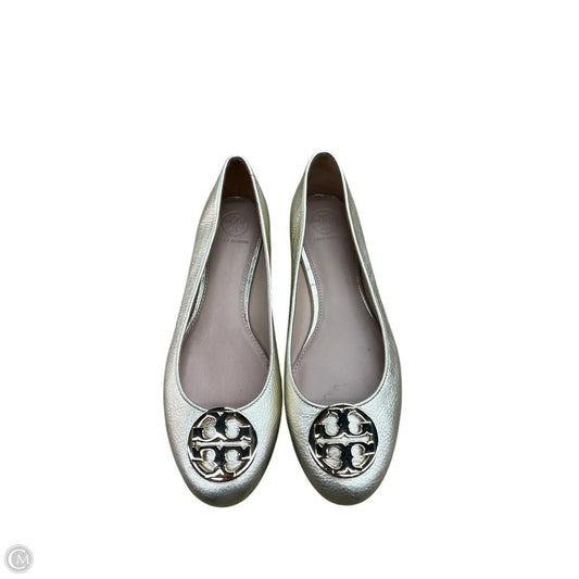 Shoes Designer By Tory Burch In Gold, Size: 8.5