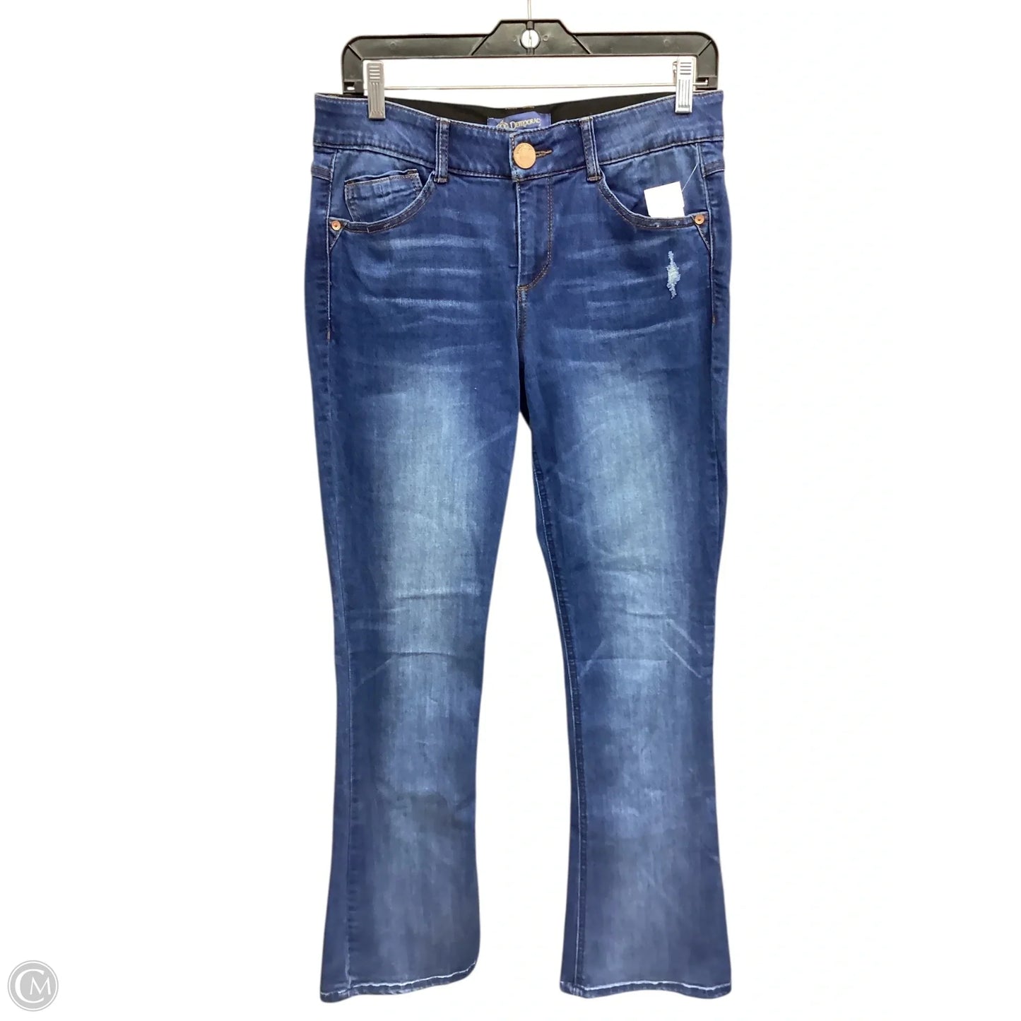Jeans Flared By Democracy In Blue Denim, Size: 6