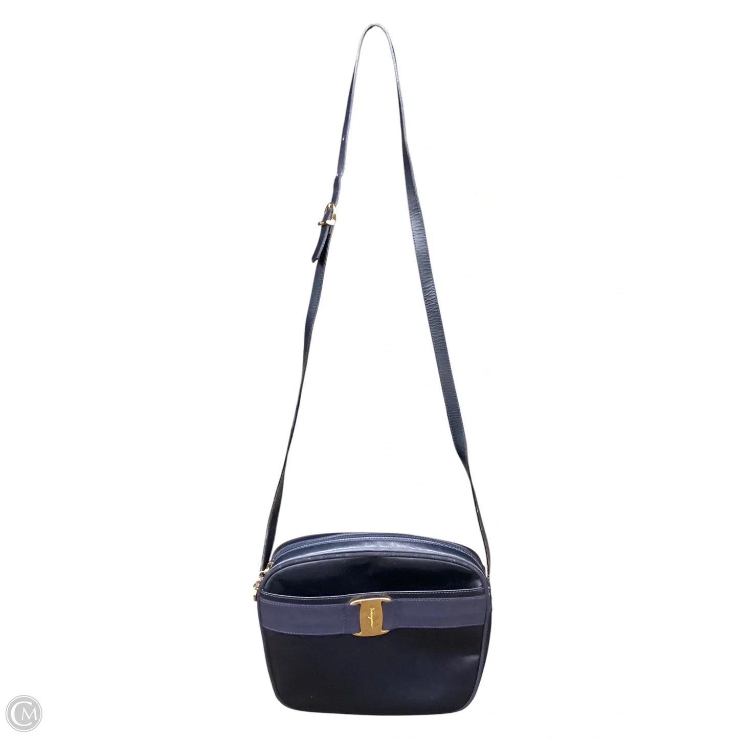 Crossbody Designer By Ferragamo, Size: Medium