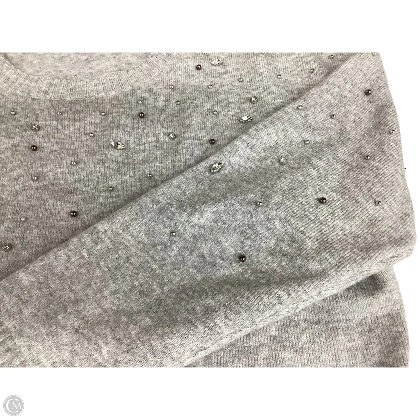 Sweater By Talbots In Grey, Size: L