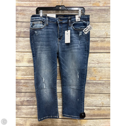 Jeans Cropped By Judy Blue In Blue, Size: 10