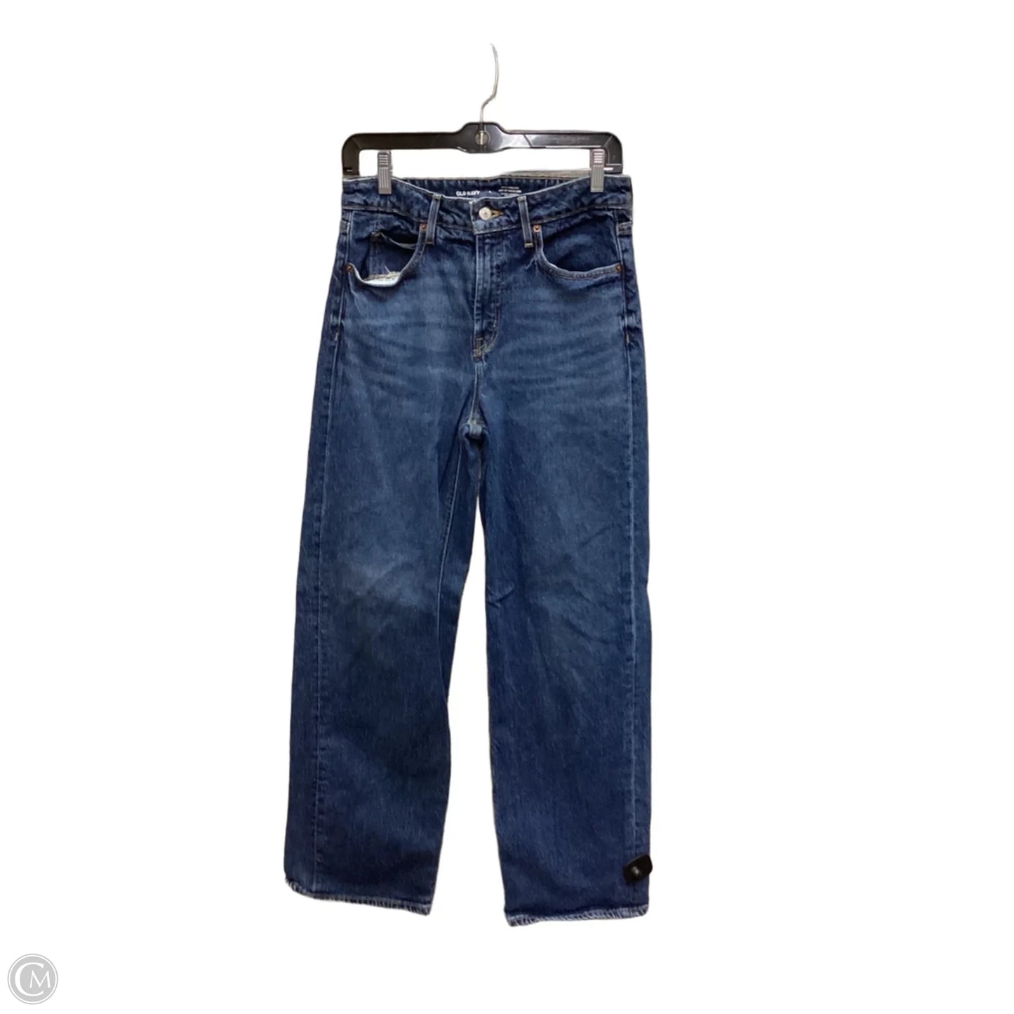 Jeans Wide Leg By Old Navy In Blue Denim, Size: 4