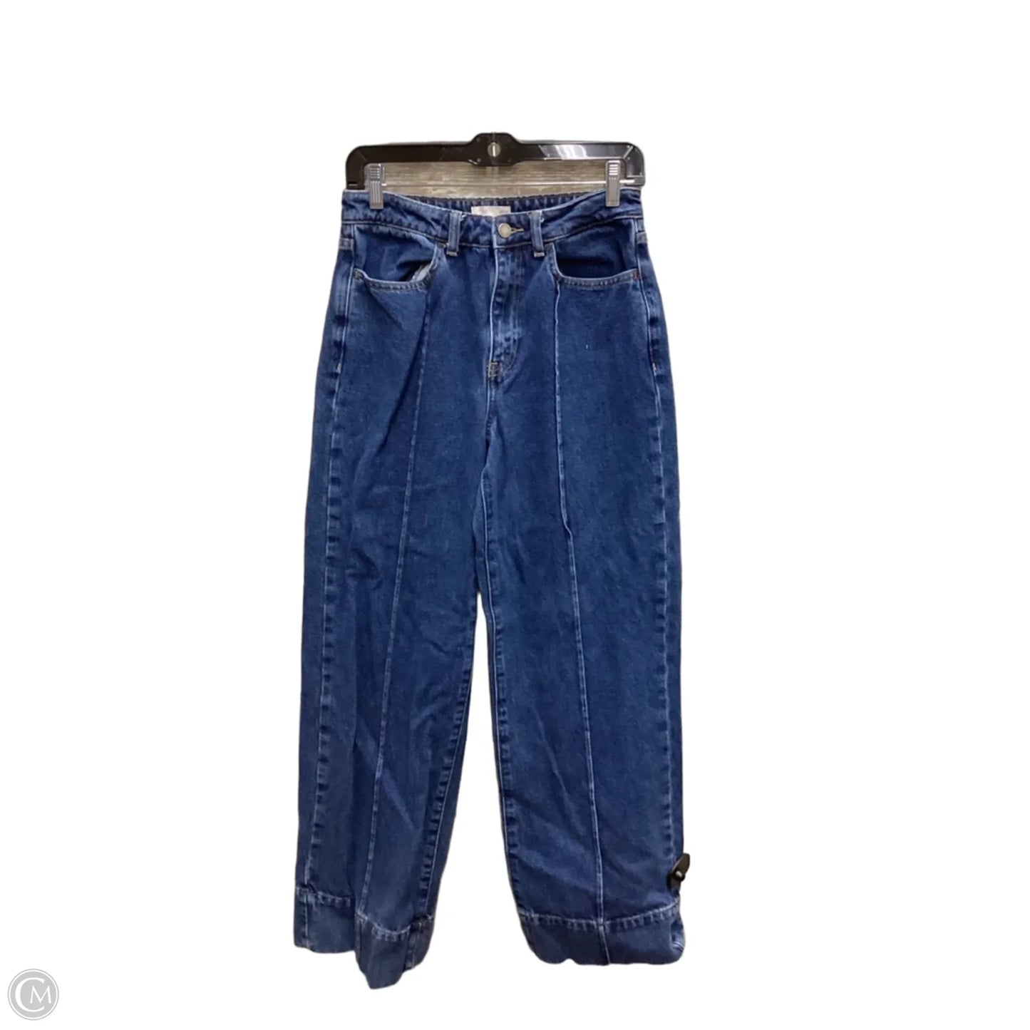 Jeans Wide Leg By Clothes Mentor In Blue Denim, Size: 6