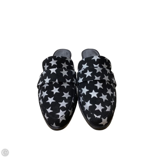 Shoes Designer By Rebecca Minkoff In Black & Silver, Size: 7.5
