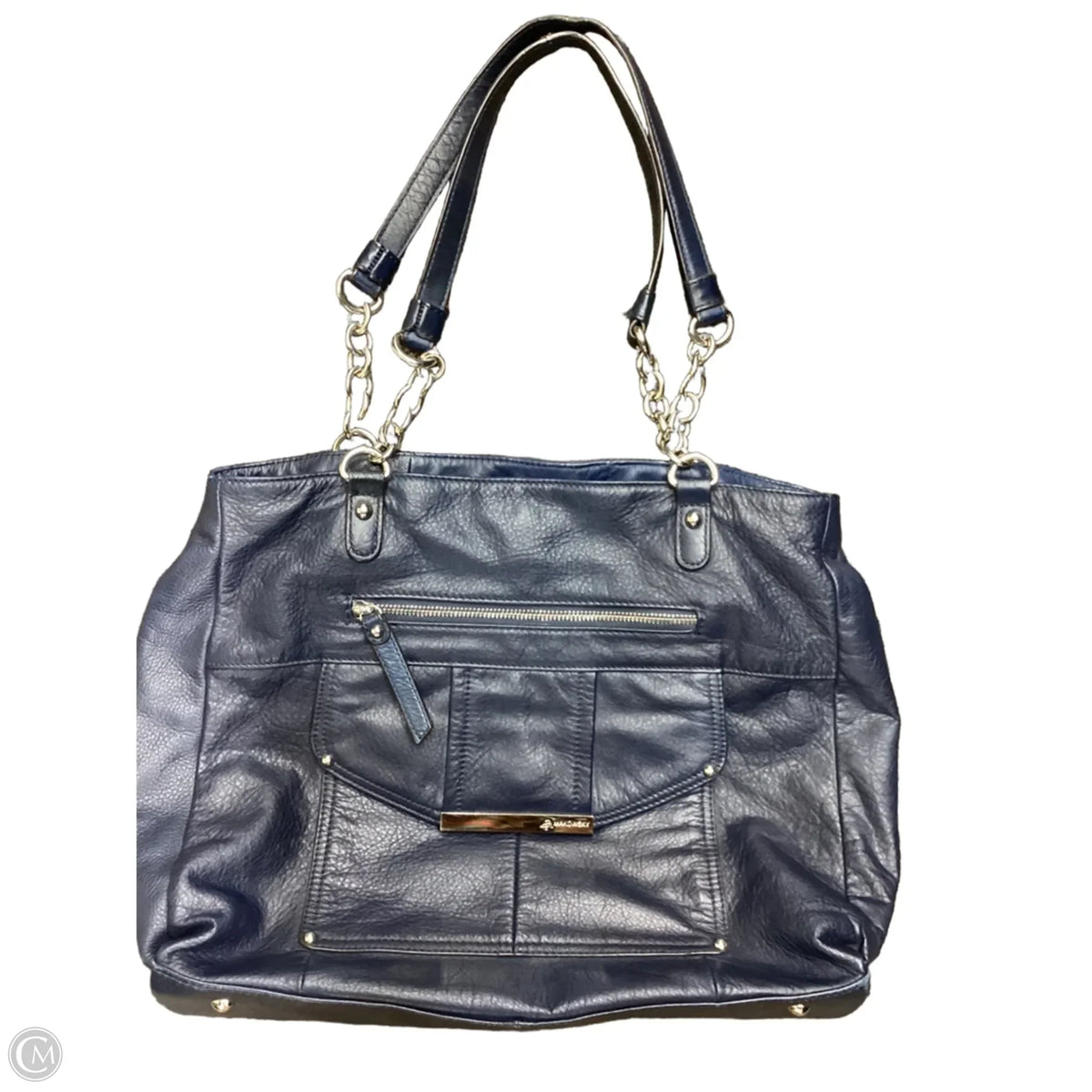Handbag Leather By B. Makowsky, Size: Medium