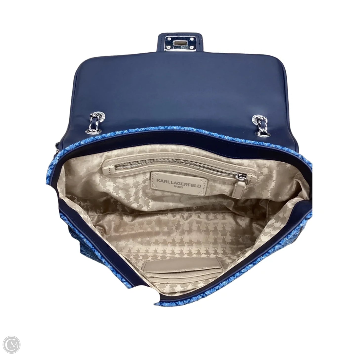Handbag Designer By Karl Lagerfeld, Size: Medium