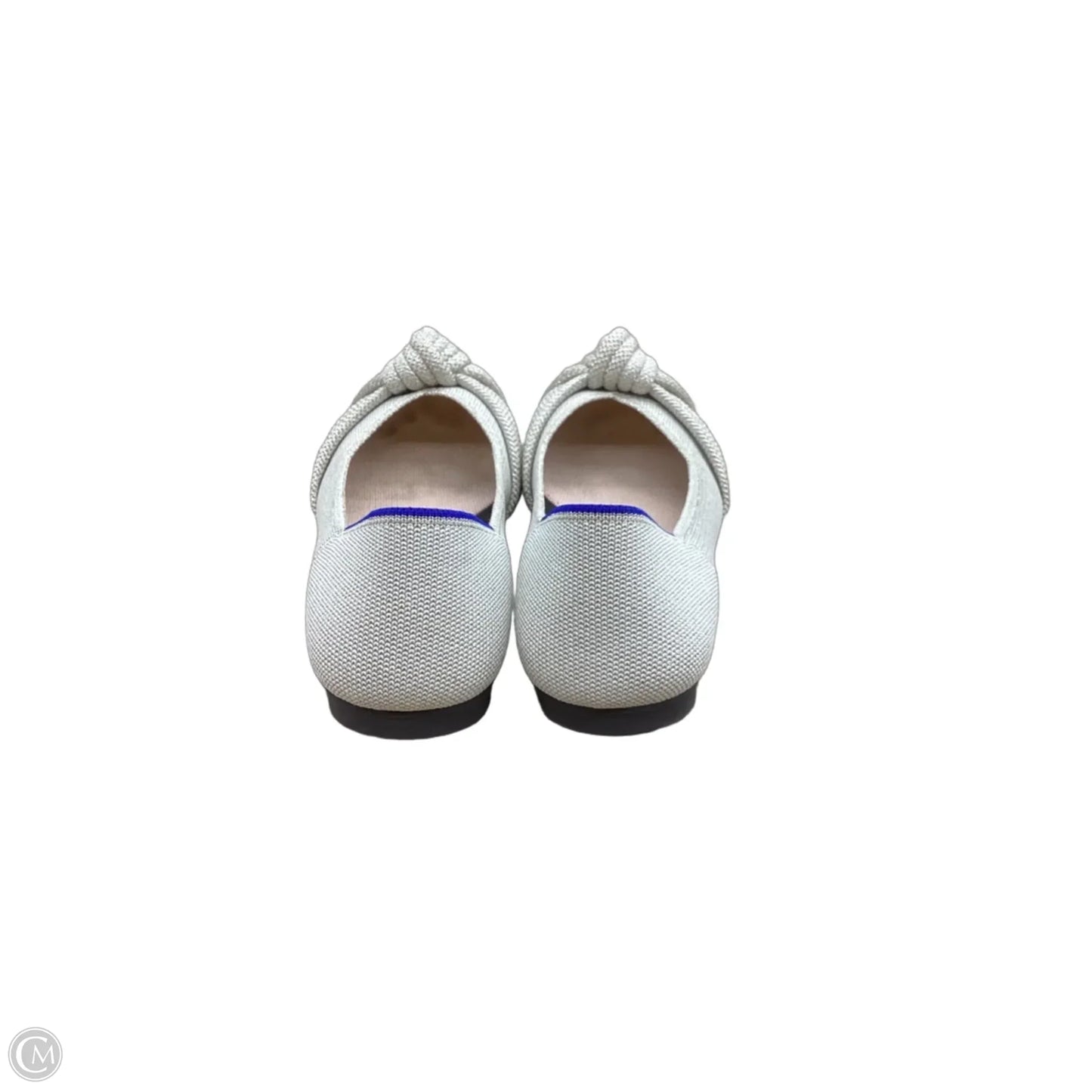 Shoes Flats By Rothys In Silver, Size: 8