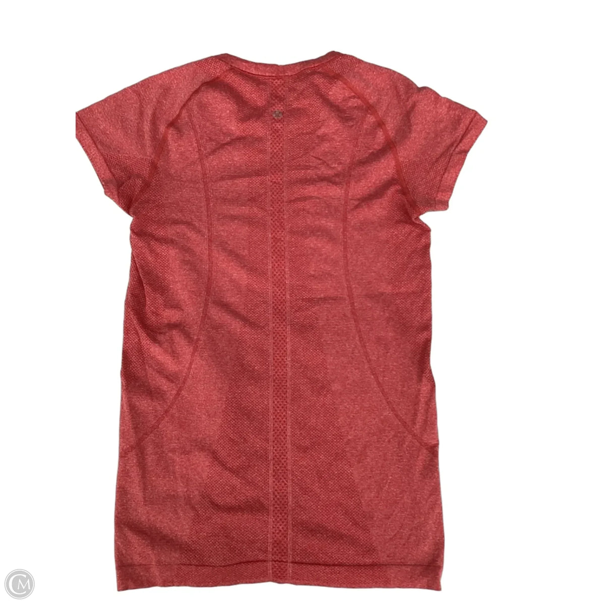 Athletic Top Short Sleeve By Lululemon In Red, Size: S