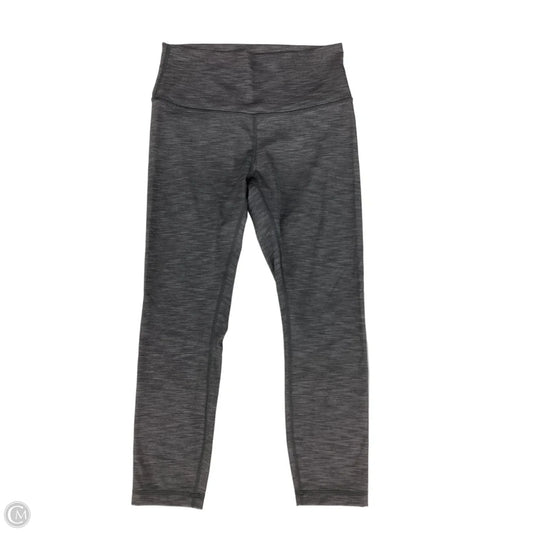 Athletic Leggings By Lululemon In Grey, Size: 8