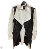 Jacket Moto By Clothes Mentor In Black & White, Size: 8
