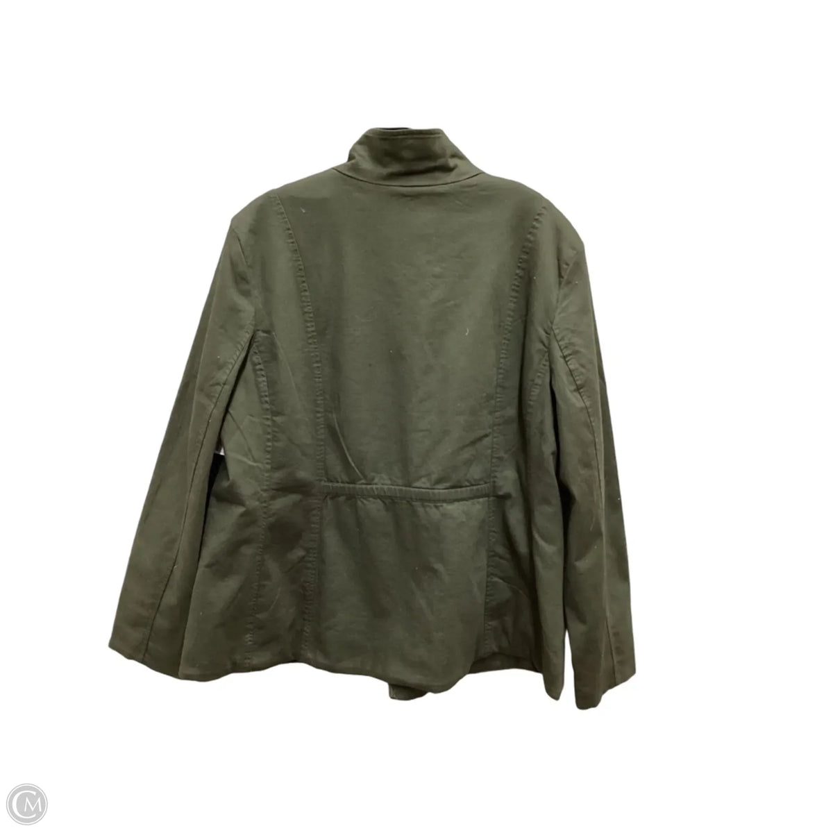 Jacket Other By Chicos In Green, Size: Xl
