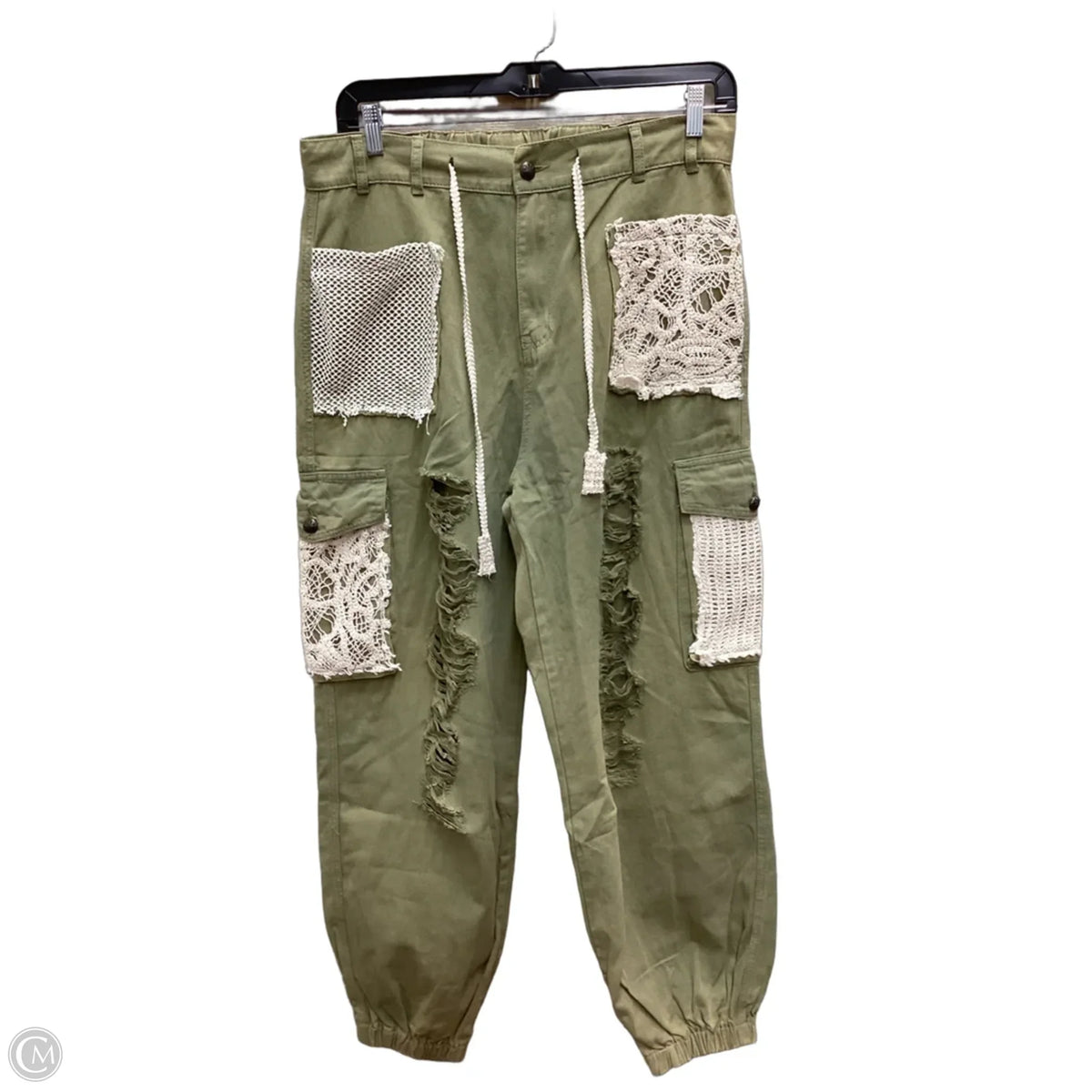 Pants Joggers By Pol In Green, Size: L