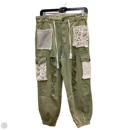 Pants Joggers By Pol In Green, Size: L
