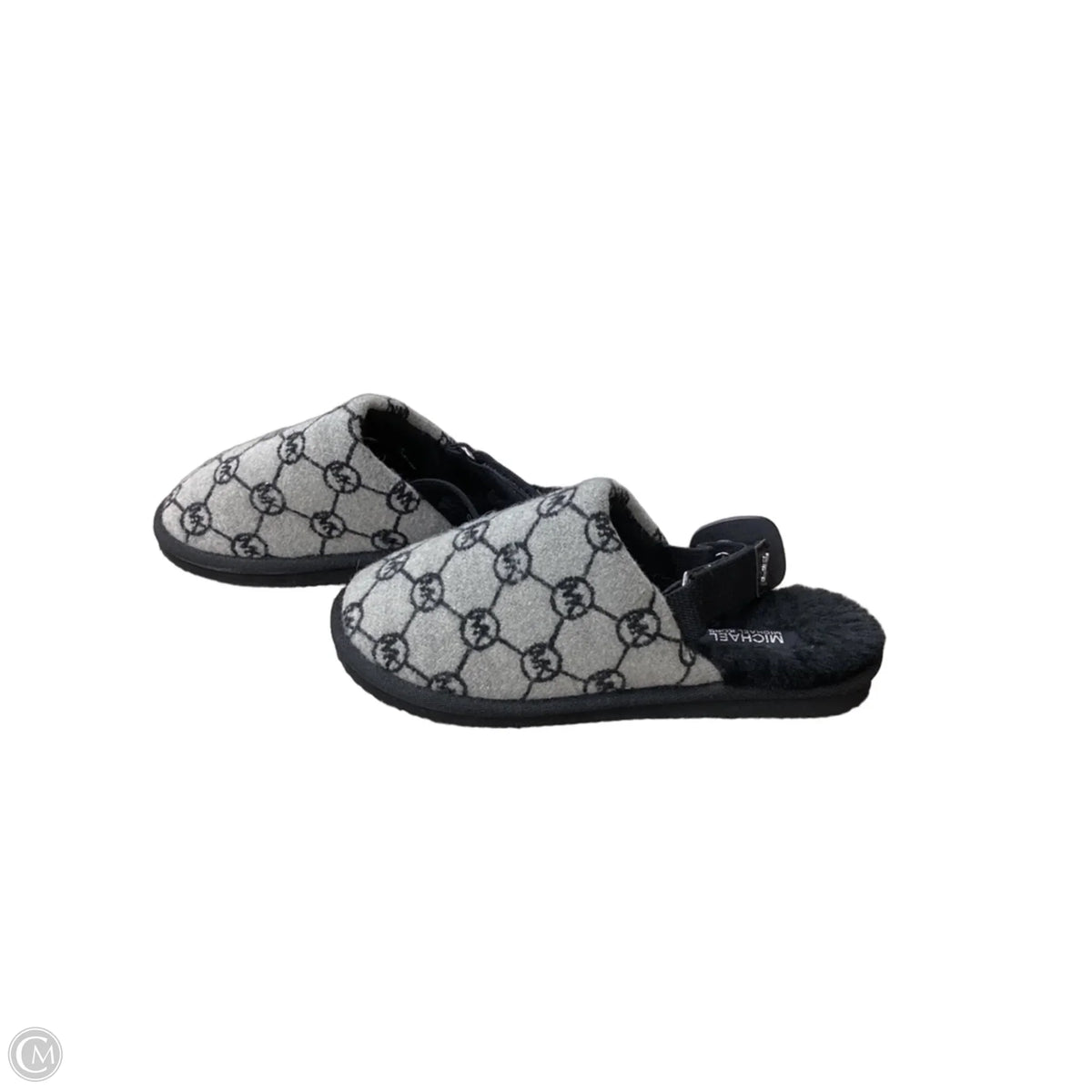 Slippers By Michael By Michael Kors In Black & Tan, Size: 8