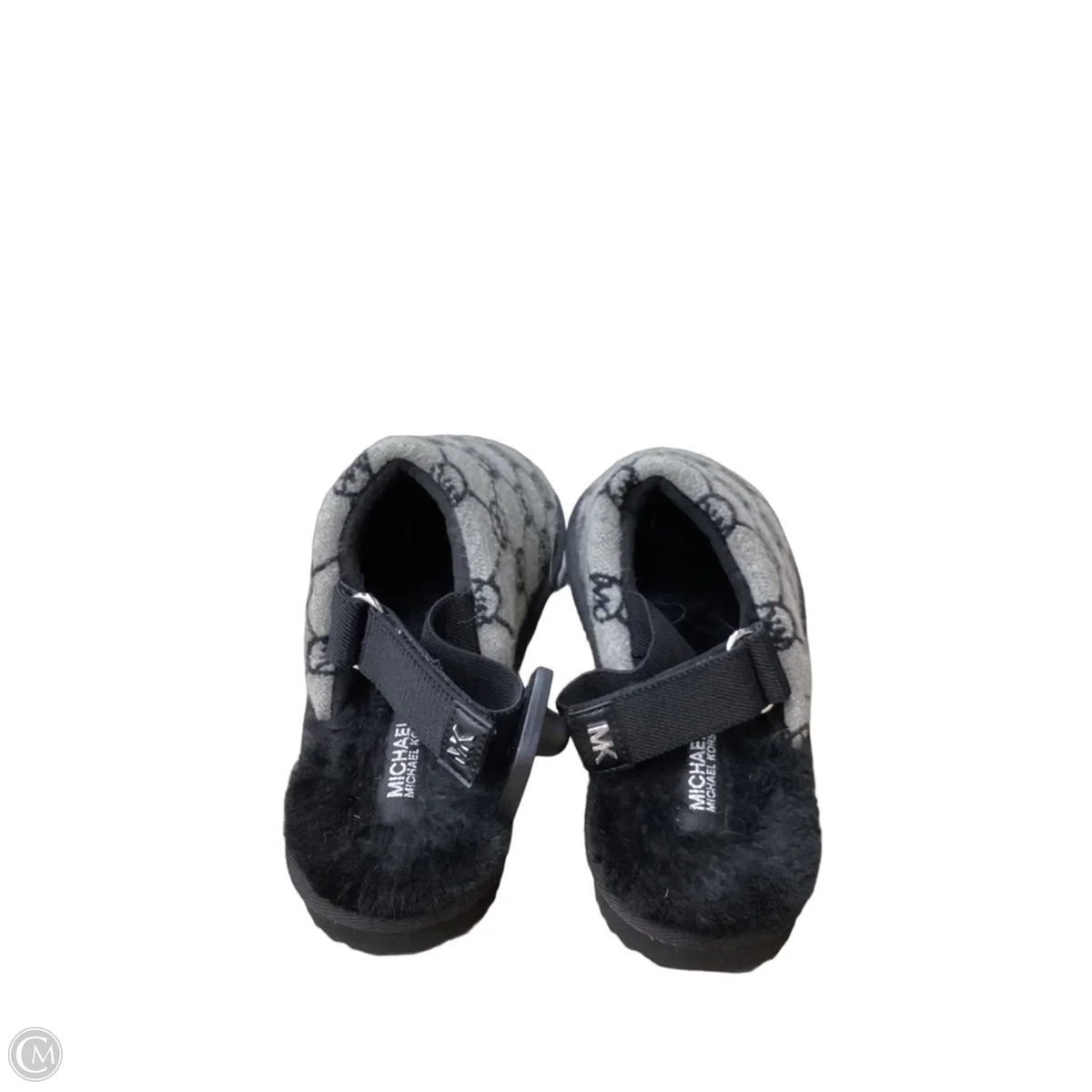 Slippers By Michael By Michael Kors In Black & Tan, Size: 8
