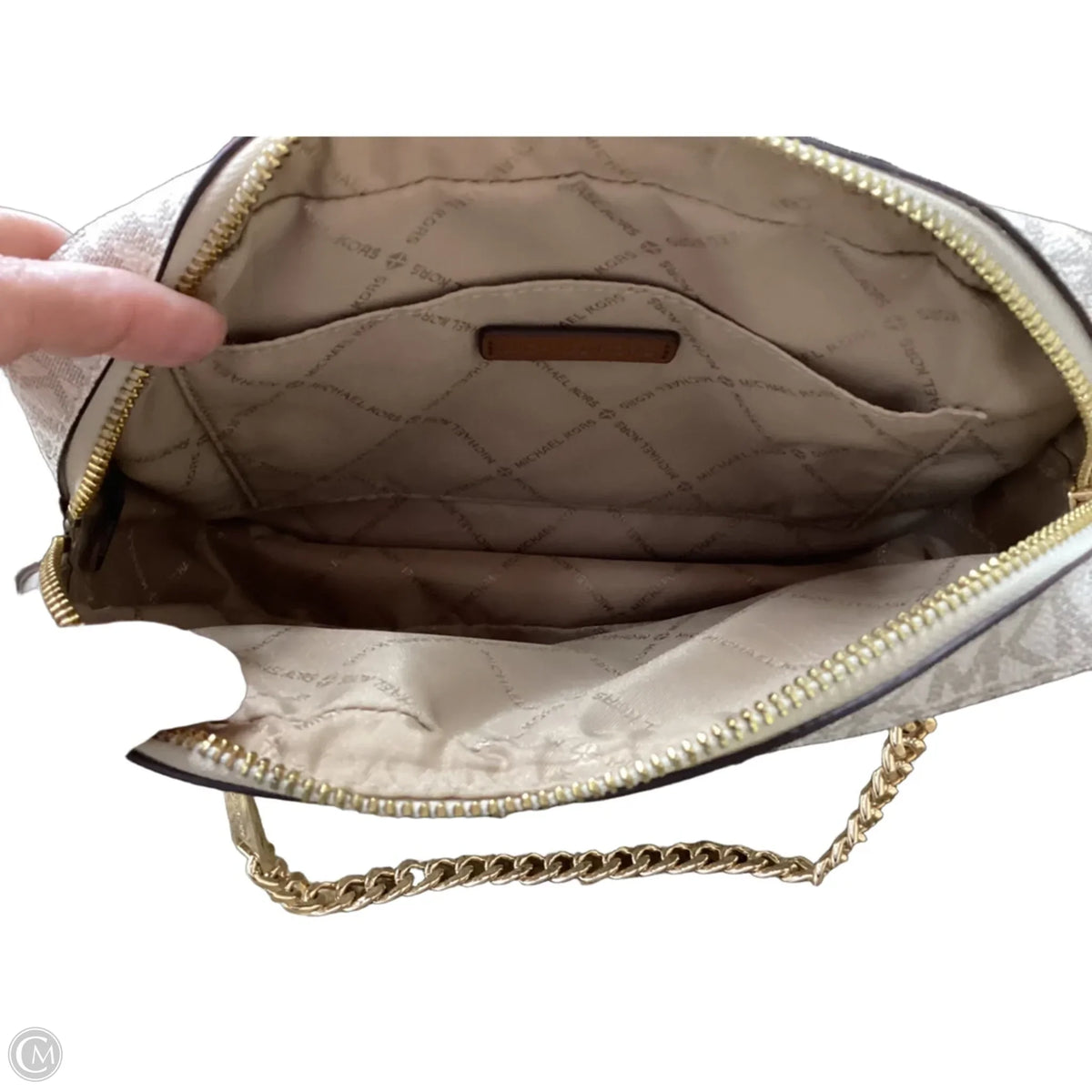 Crossbody Designer By Michael Kors, Size: Medium