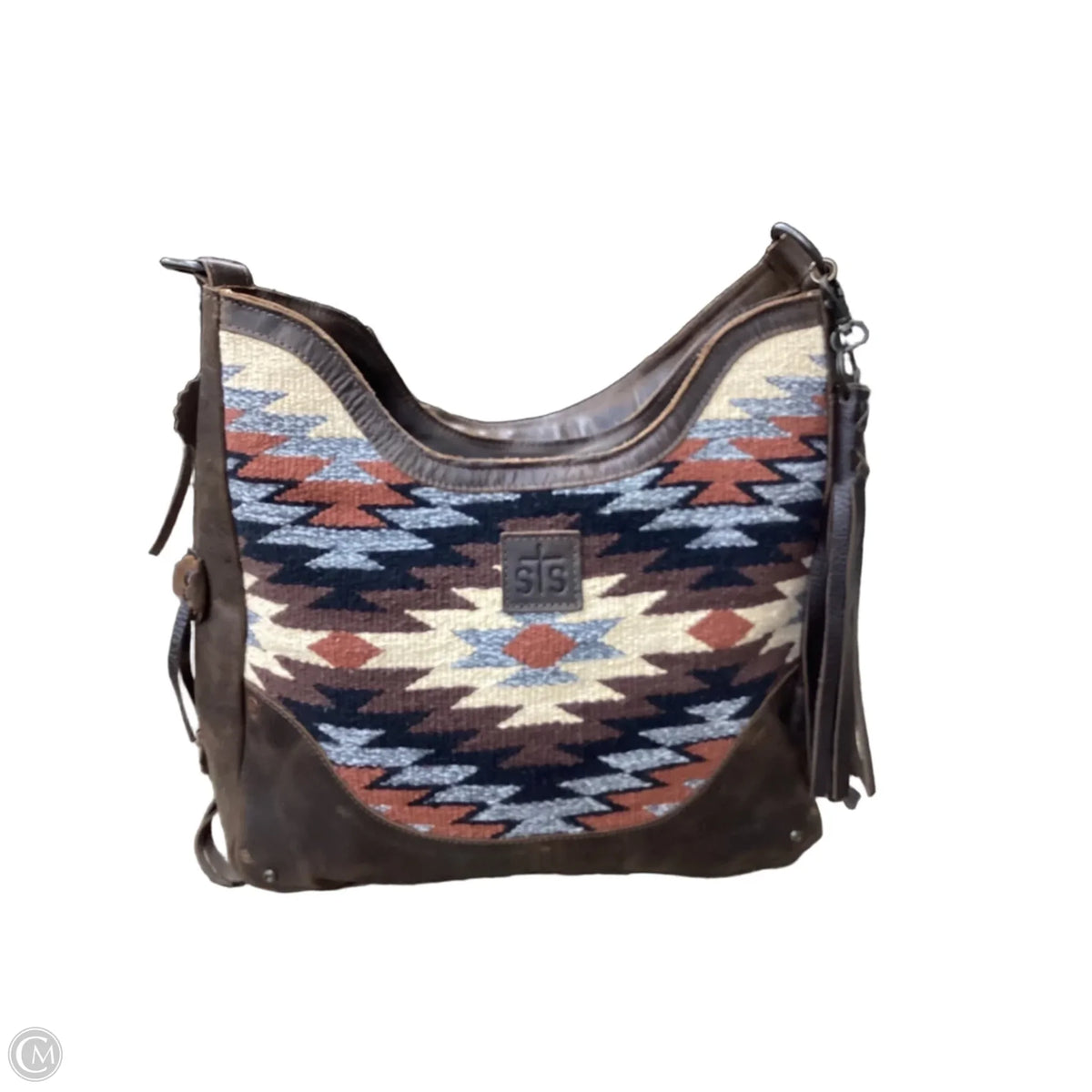 Handbag Leather By Clothes Mentor, Size: Large