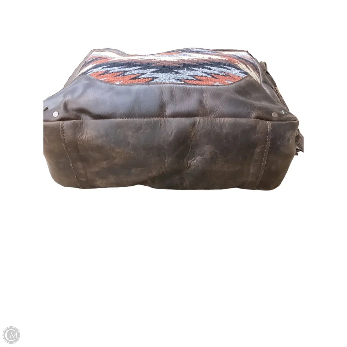 Handbag Leather By Clothes Mentor, Size: Large