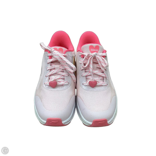 Shoes Athletic By Skechers In Pink & White, Size: 7