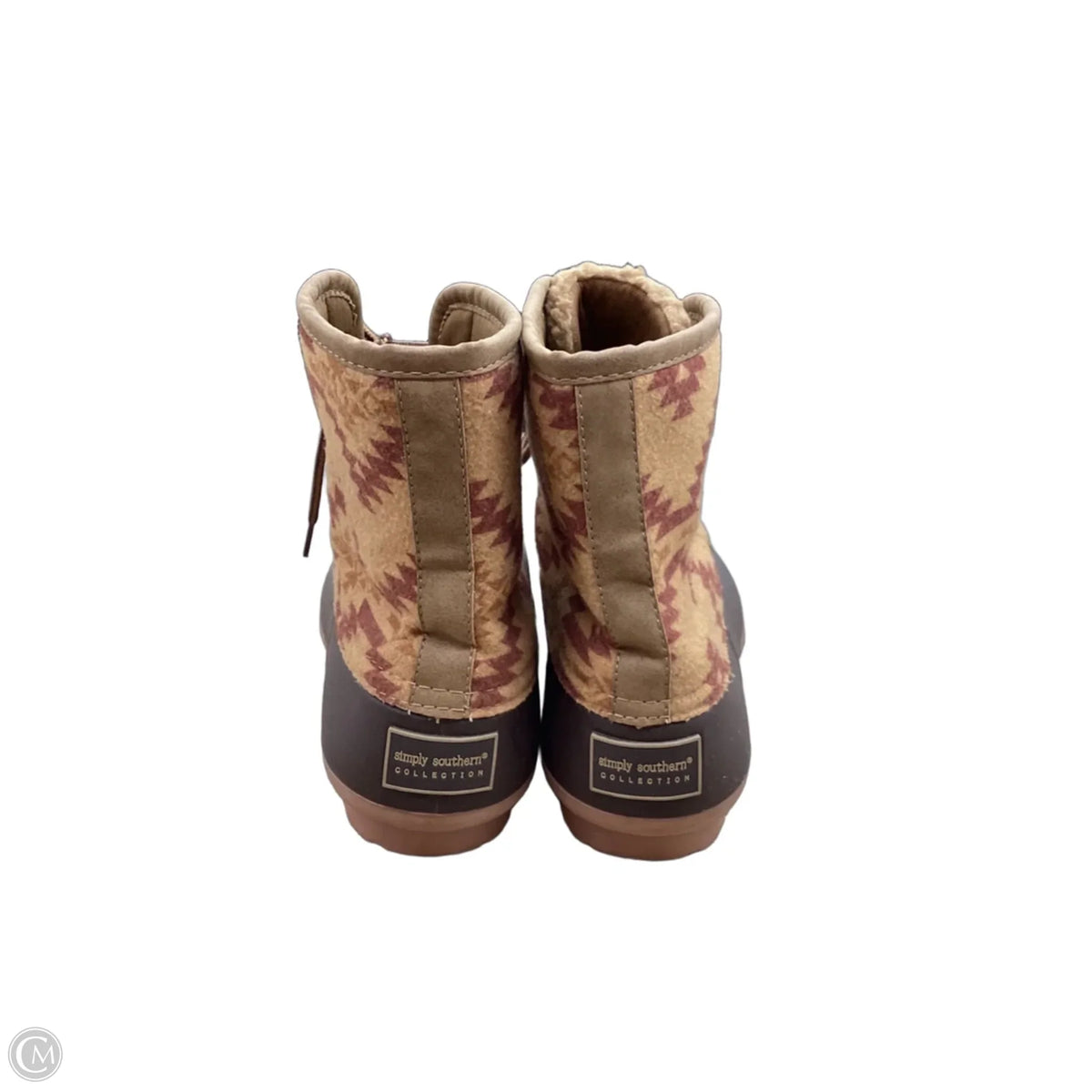 Boots Snow By Simply Southern In Tan, Size: 9