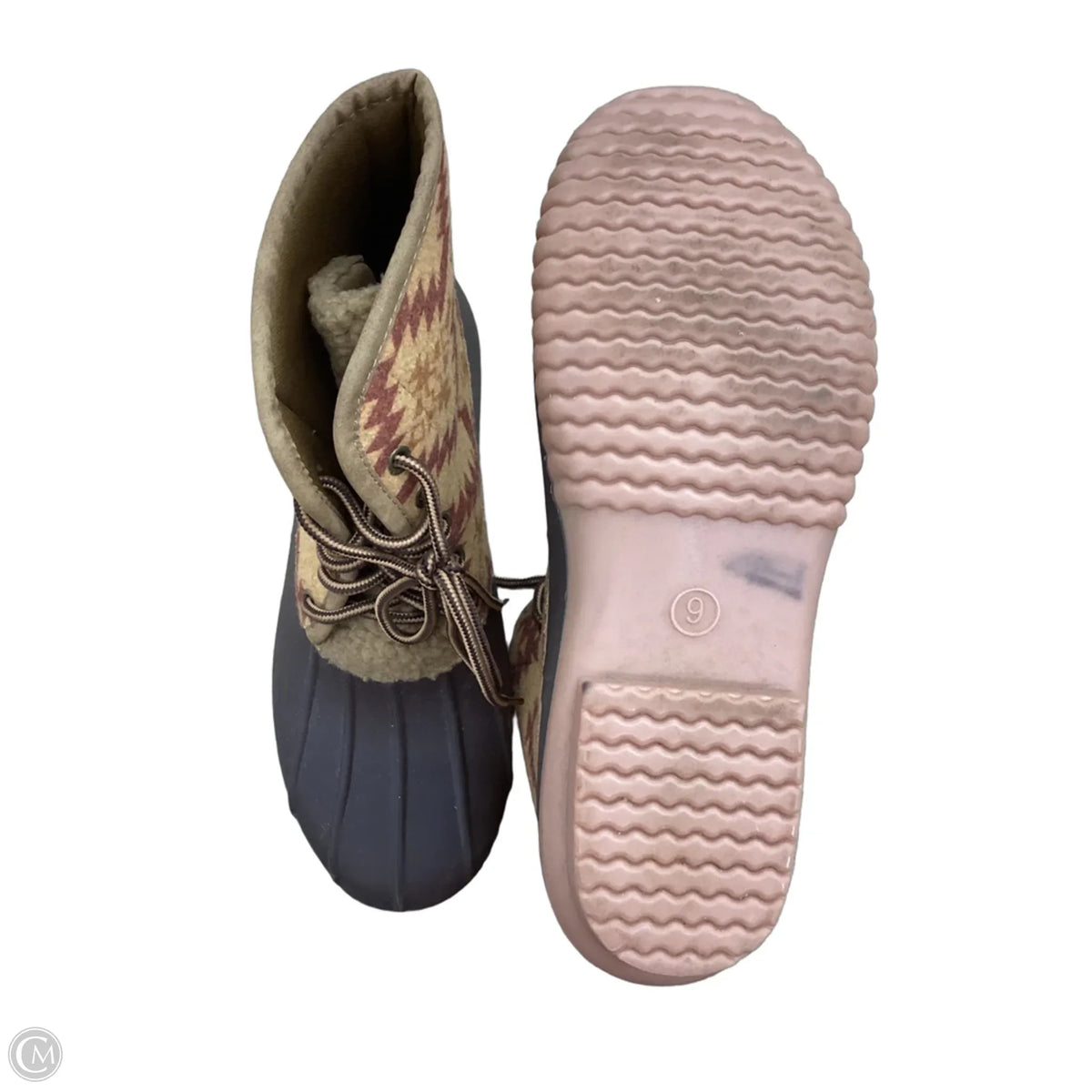 Boots Snow By Simply Southern In Tan, Size: 9