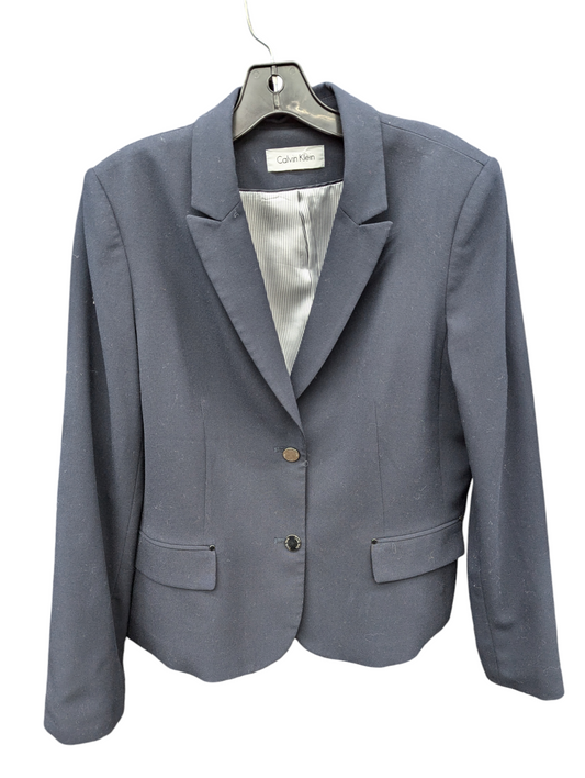 Blazer By Calvin Klein In Navy, Size: Xl