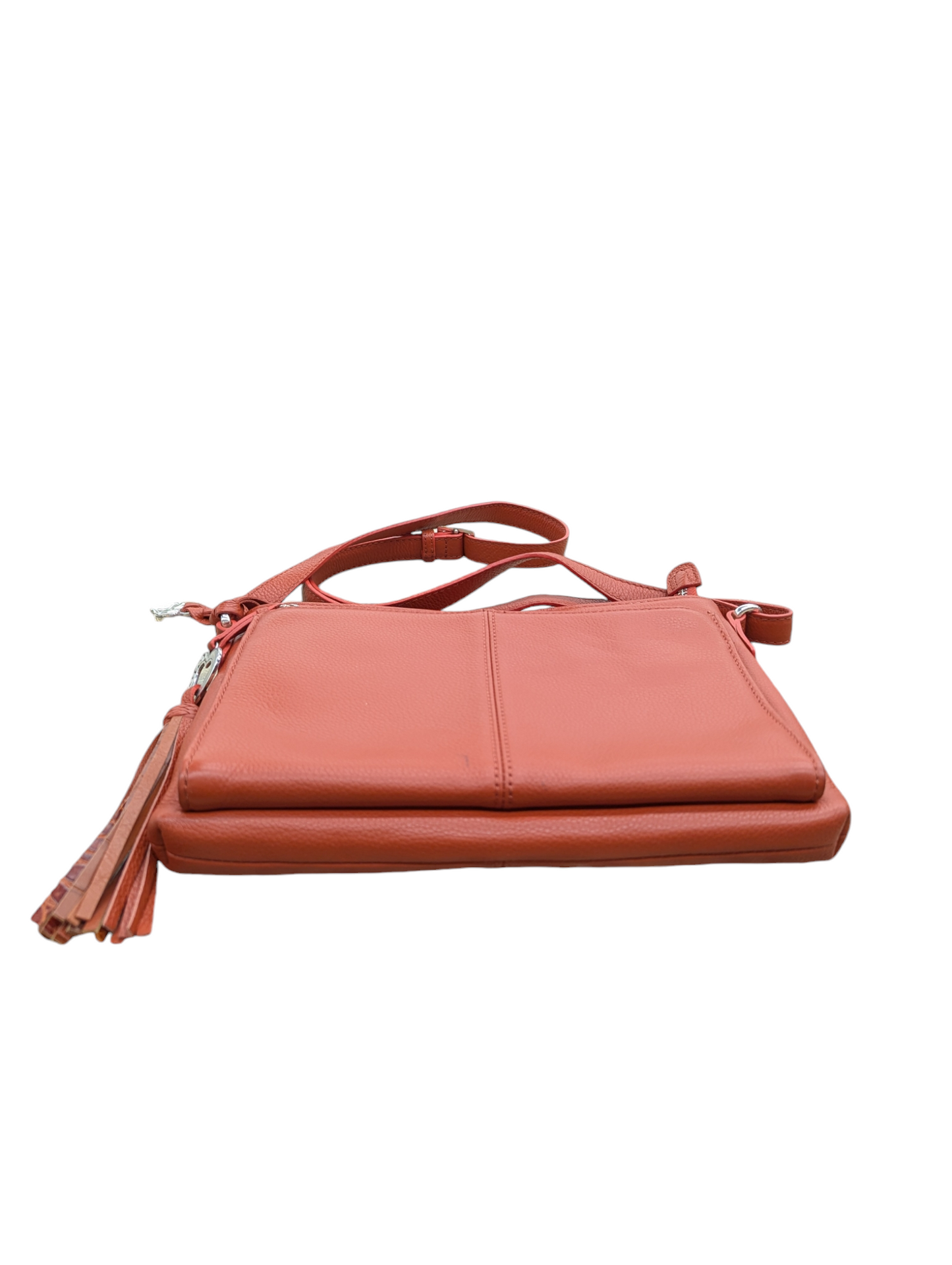 Crossbody Leather By Brighton, Size: Medium