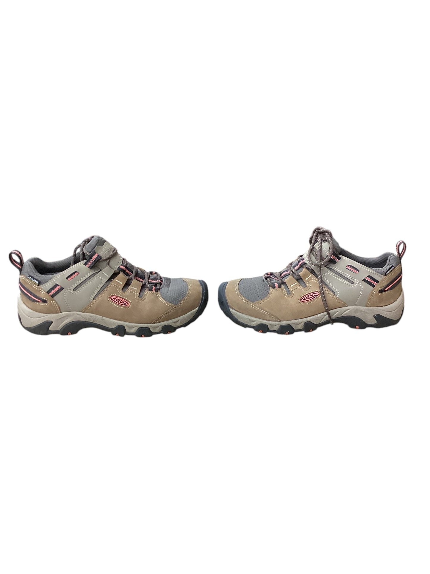 Shoes Hiking By Keen In Tan, Size: 11