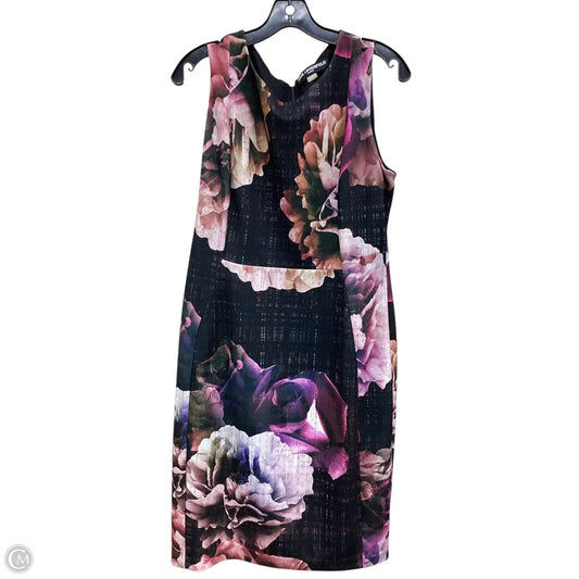 Dress Designer By Karl Lagerfeld In Floral Print, Size: 14