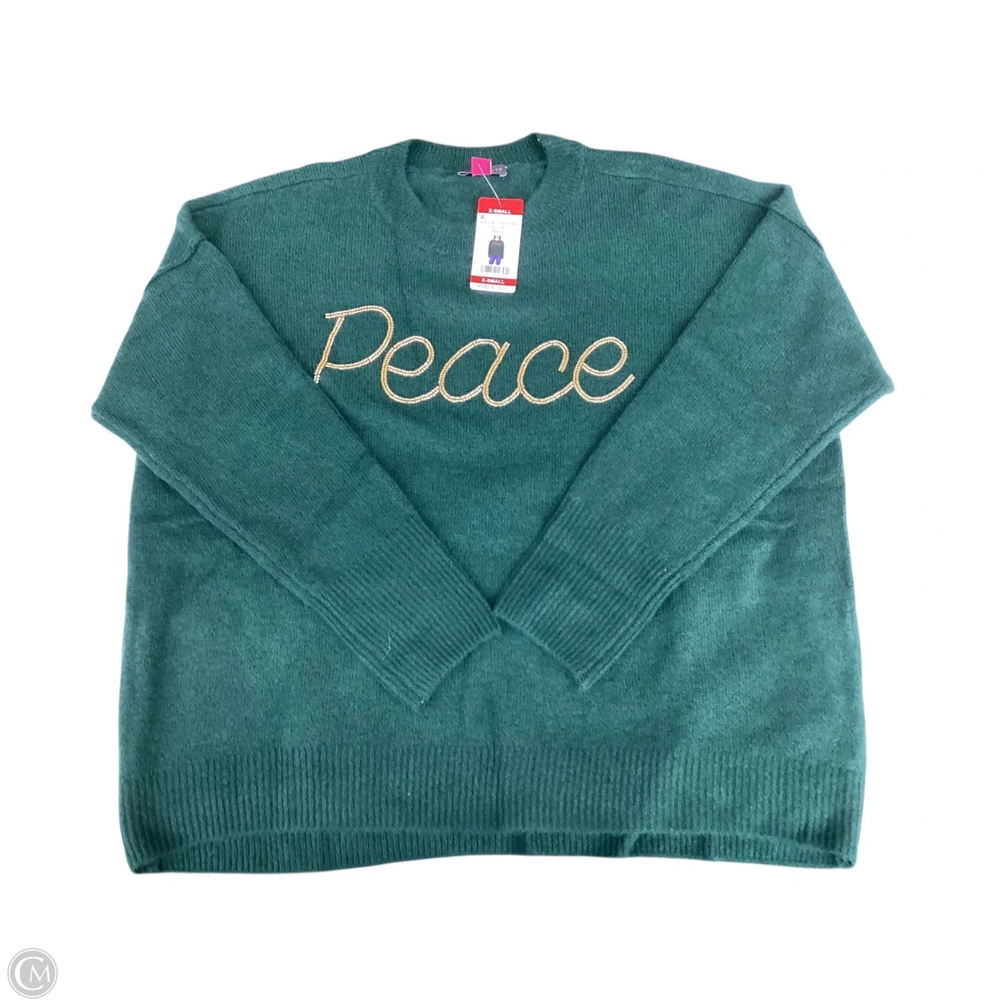 Sweater By Vince Camuto In Green, Size: Xs