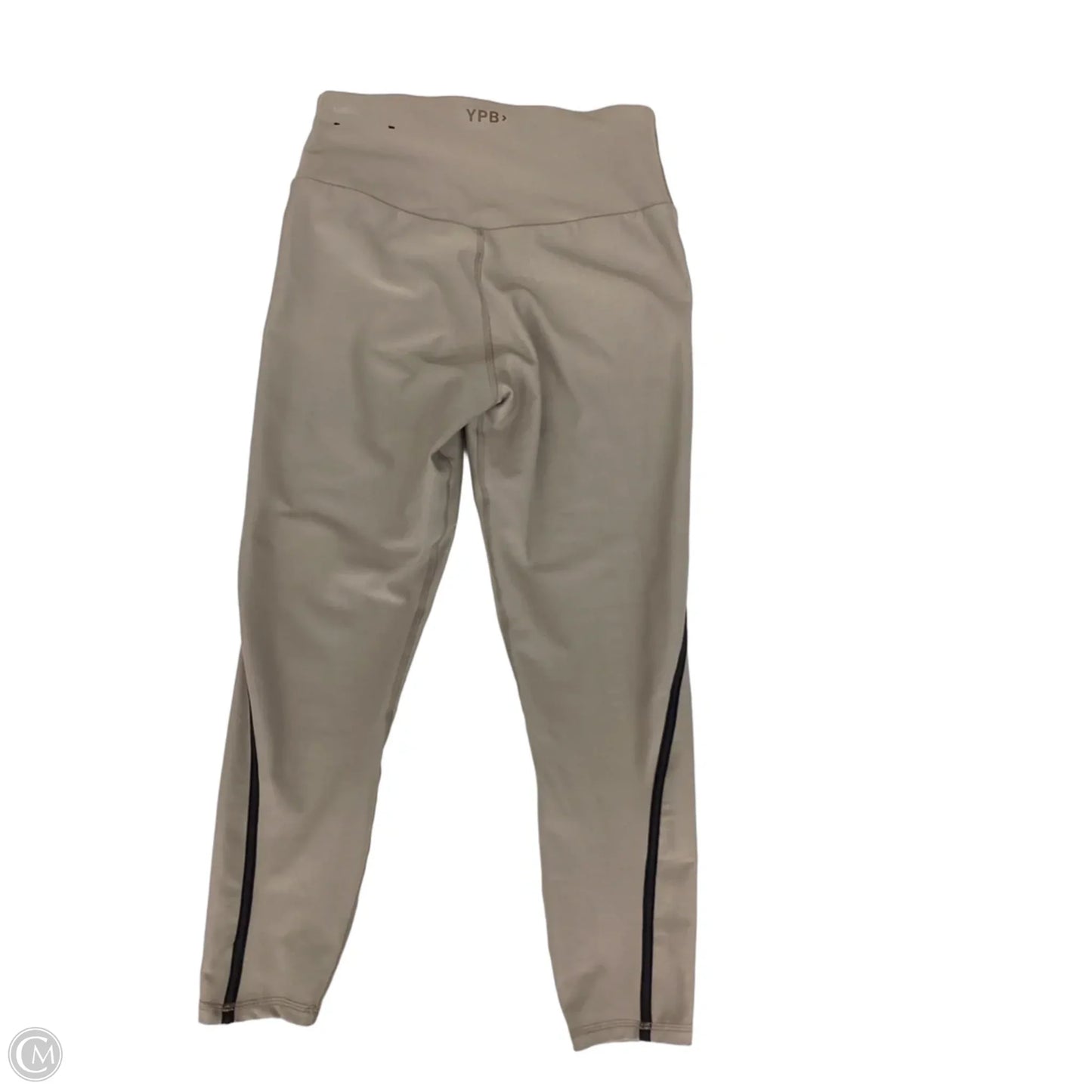 Athletic Leggings By Ypb In Taupe, Size: M