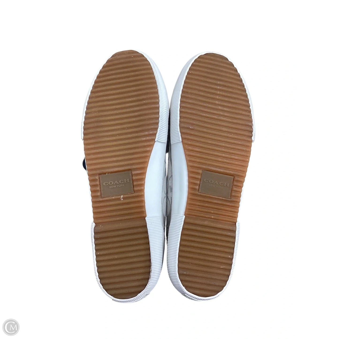 Shoes Designer By Coach In Taupe, Size: 9.5