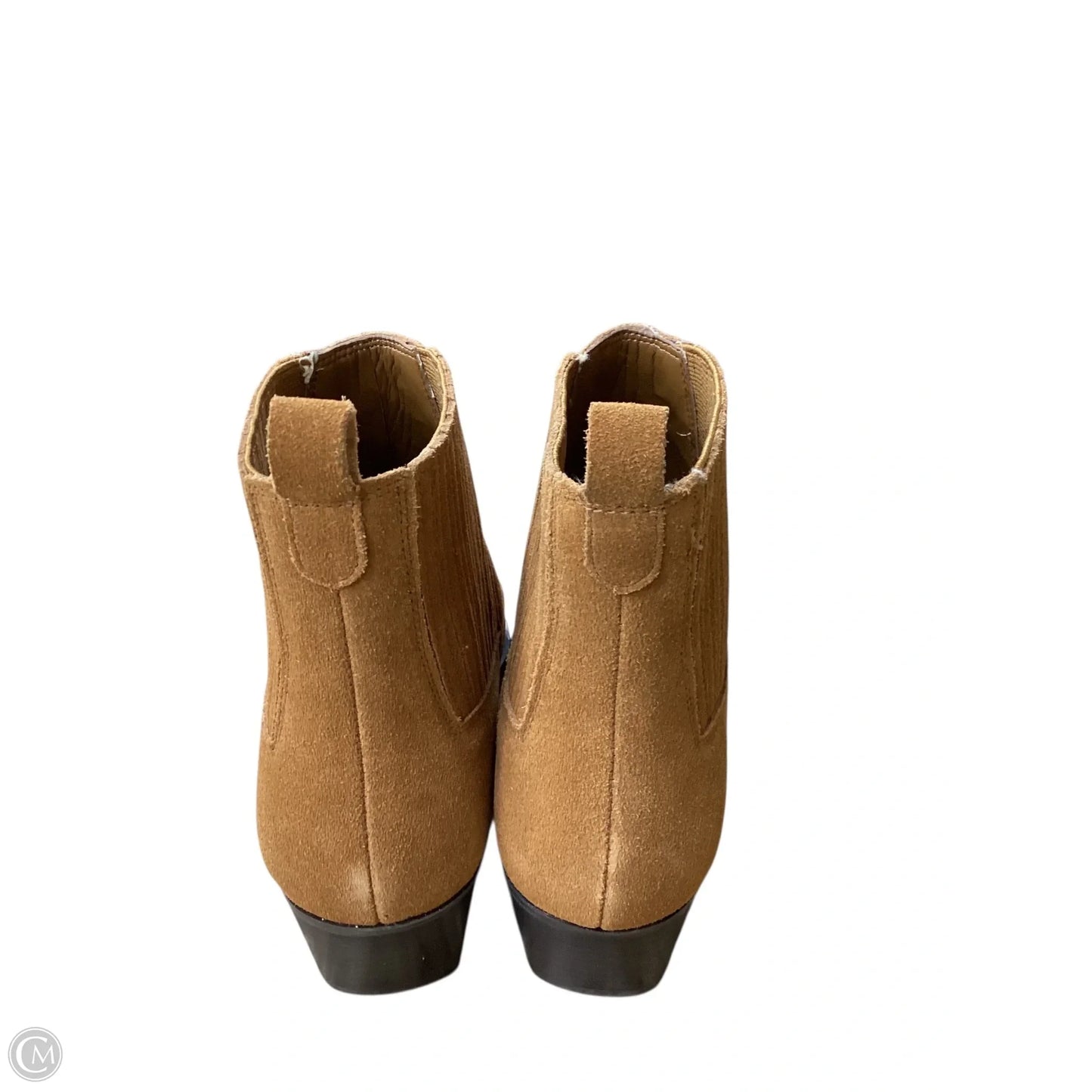 Boots Ankle Heels By Marc Fisher In Tan, Size: 8