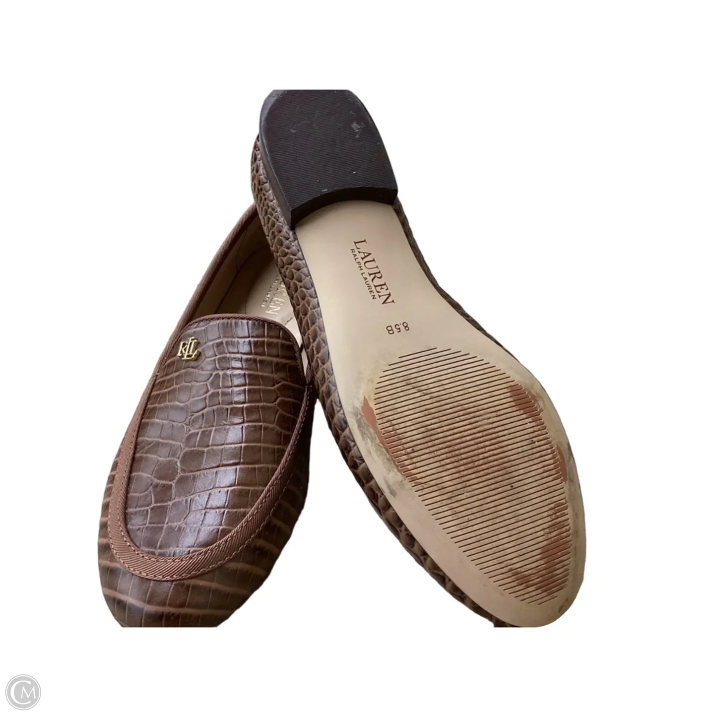 Shoes Flats By Lauren By Ralph Lauren In Brown, Size: 8.5